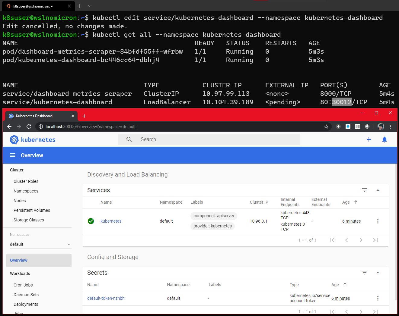 minikube-browse-dashboard-loadbalancer